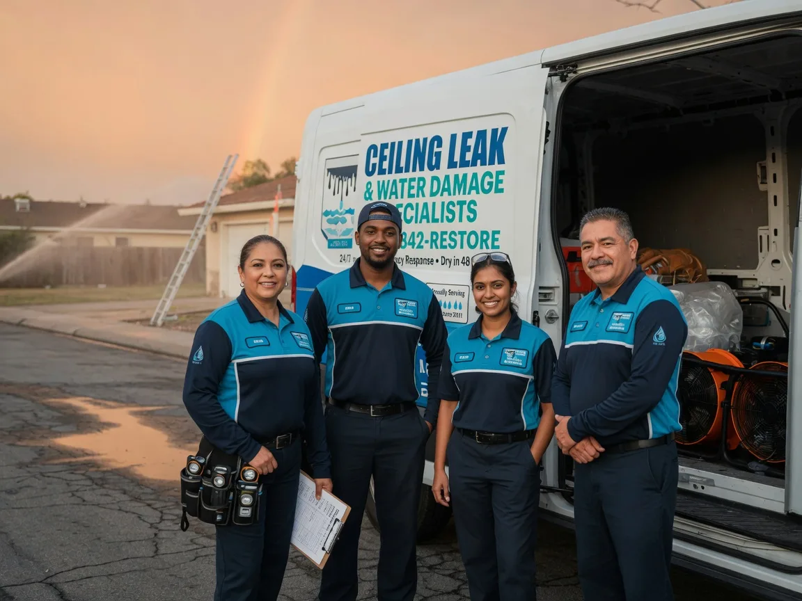 Ceiling Leak Cleanup company in Malone, TX