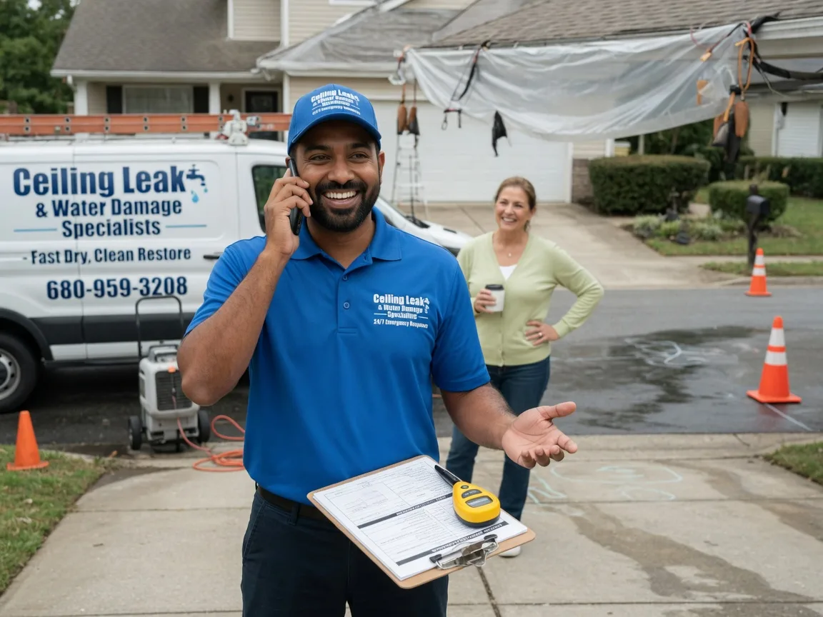 Ceiling Leak Cleanup Malone, TX FAQs